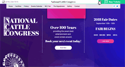 Desktop Screenshot of nationalcattlecongress.com